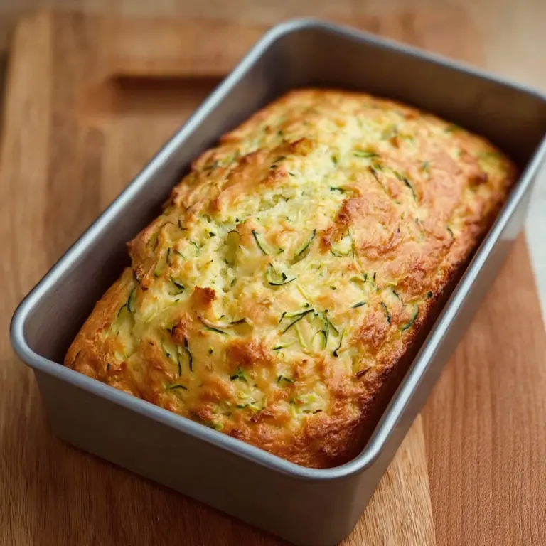 Green Onion Zucchini Cheddar Quick Bread Recipe