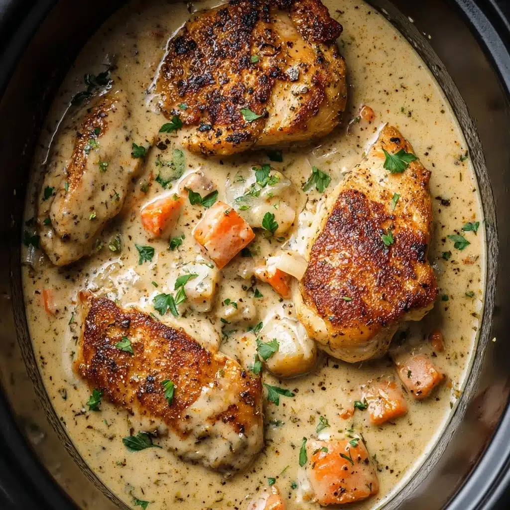 Creamy Ranch Chicken in the Crock Pot Recipe