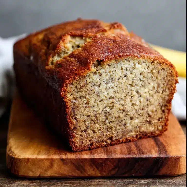 Moist Banana Bread Recipe with Brown Sugar Crust Recipe