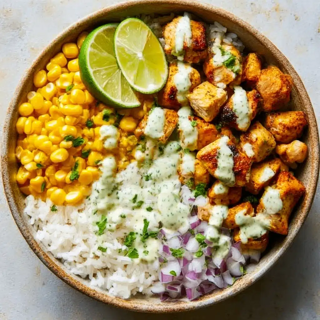 Street Corn Chicken Rice Bowl Recipe