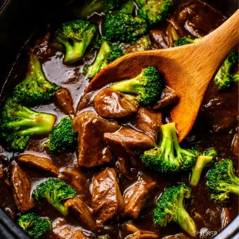 Slow Cooker Beef and Broccoli Recipe