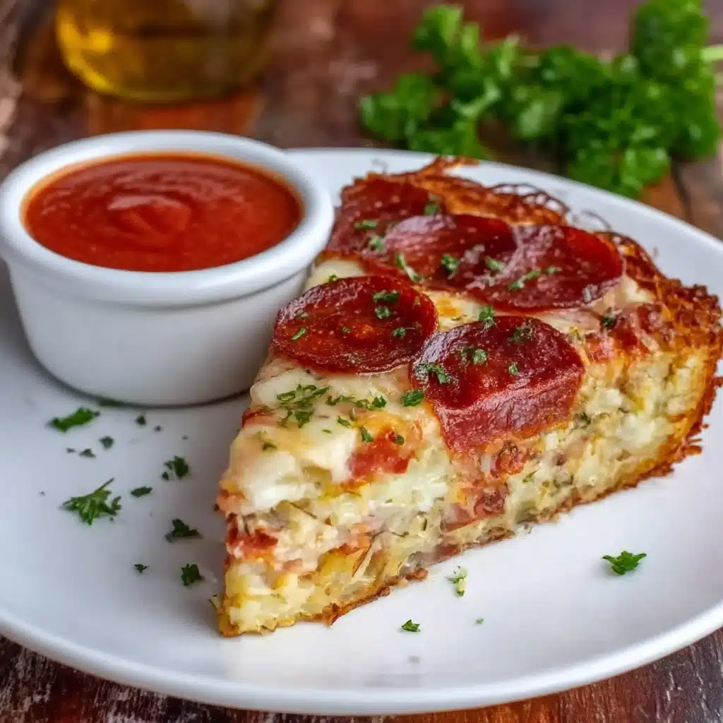 Pizza Style Cottage Cheese Bake Recipe