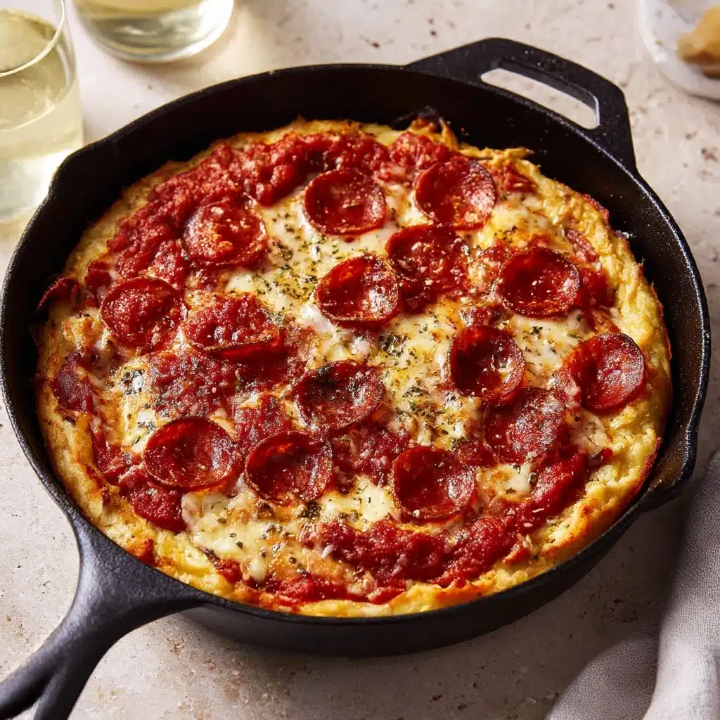 Cast Iron Skillet Pizza Recipe - Recipe Image