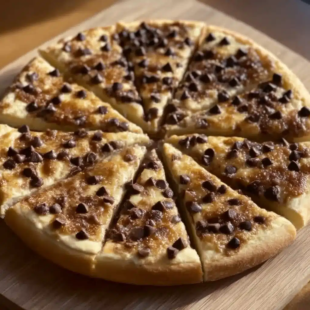 Chocolate Chip Dessert Pizza Recipe