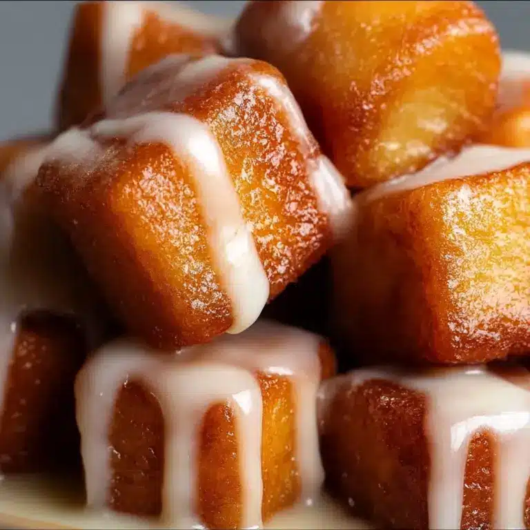 Cinnamon Roll French Toast Bites