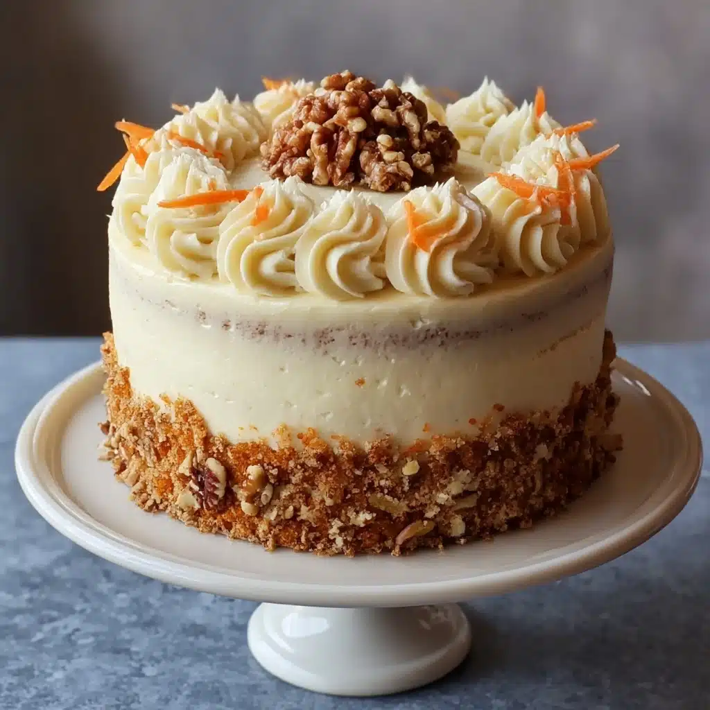 Gluten-Free Vegan Carrot Cake with Cream Cheese Frosting Recipe