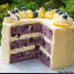 Blueberry Cake with Lemon Cream Cheese Frosting Recipe