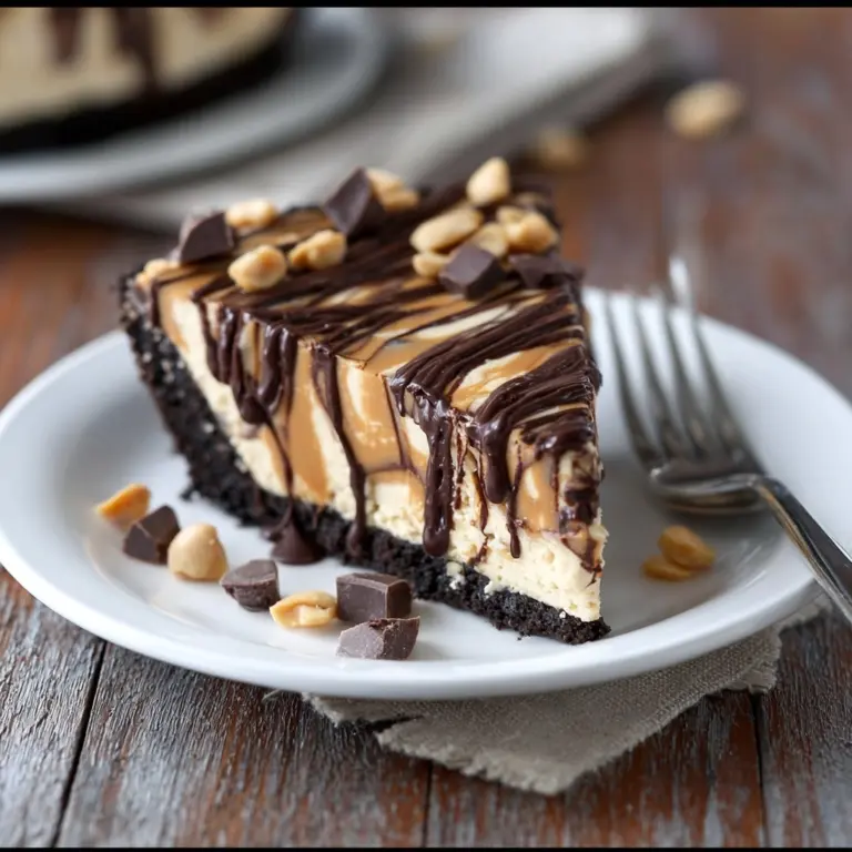 Decadent Chocolate Peanut Butter Swirl Pie Recipe