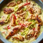 Creamy Pepperoncini Chicken Skillet Recipe