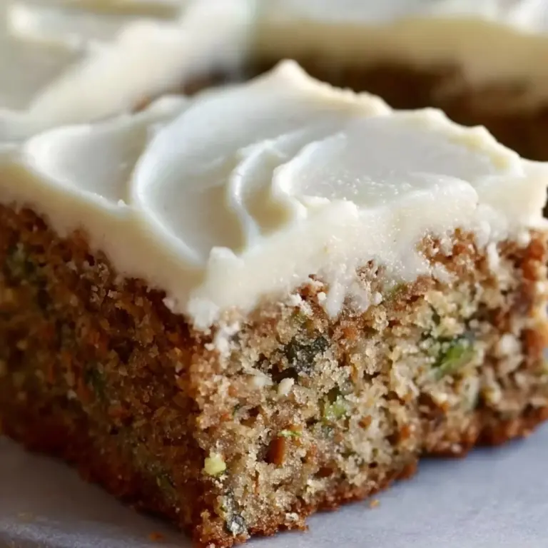 Zucchini Bars With Cream Cheese Frosting You’ll Love! Recipe