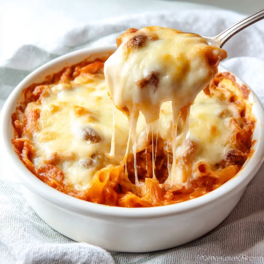 Simple Cheesy Baked Pasta Recipe - Recipe Image