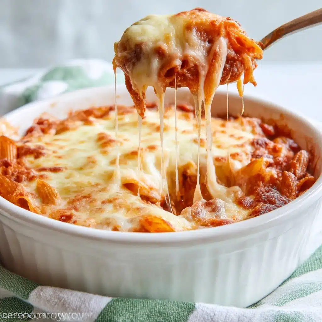 Simple Cheesy Baked Pasta Recipe - Recipe Image