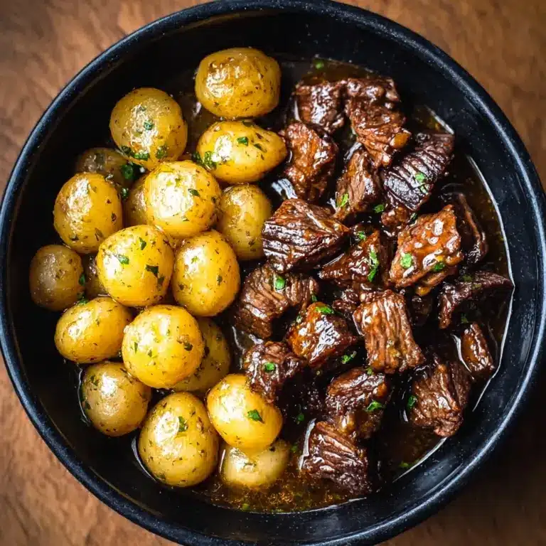 2 lbs (900g) beef stew meat, cut into bite-sized cubes Recipe