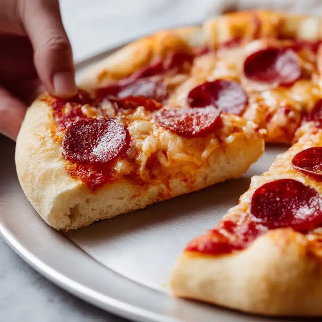 Lazy No Knead Pizza Dough Recipe - Recipe Image