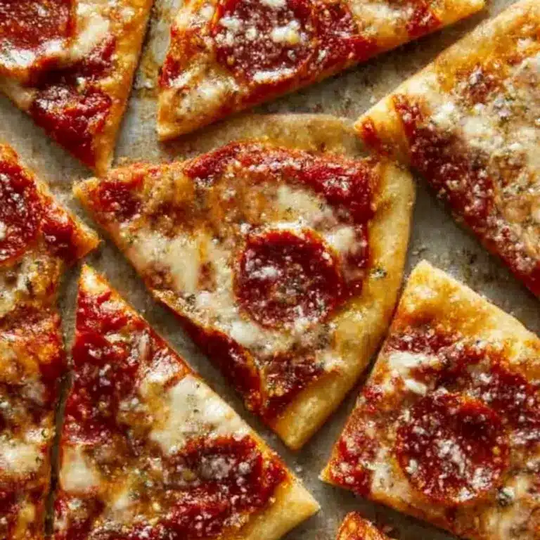 Easy 5 Minute Air Fryer Tortilla Pizza Recipe