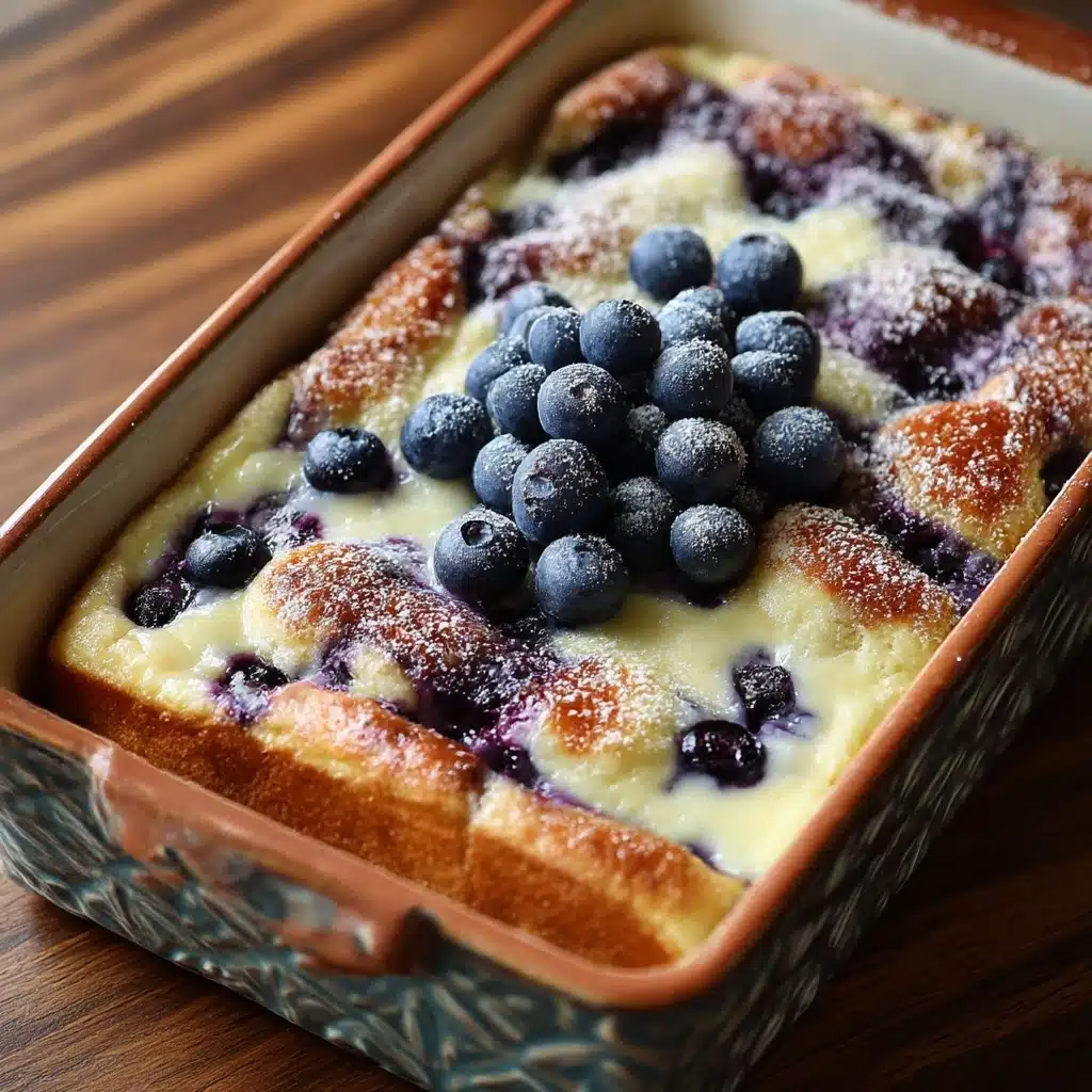 Blueberry Buttermilk Pancake Casserole Recipe - Recipe Image