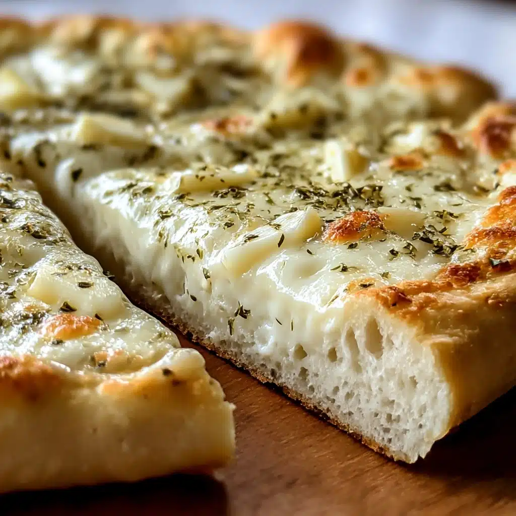 White Garlic Pizza Recipe - Recipe Image