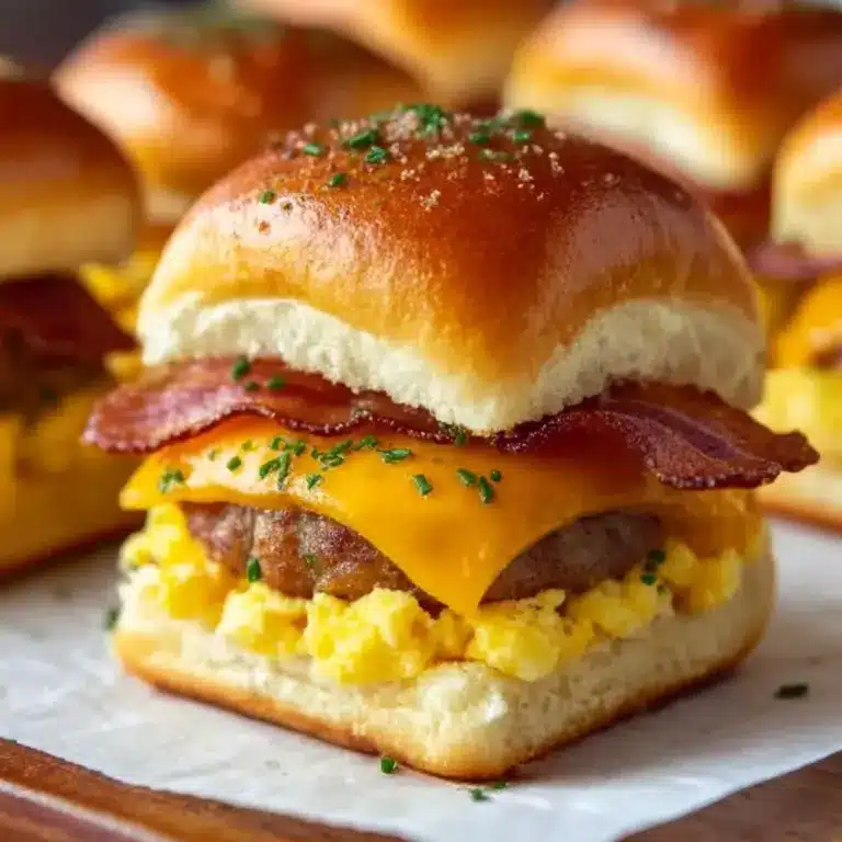 Tasty Hawaiian Roll Breakfast Sandwiches Recipe