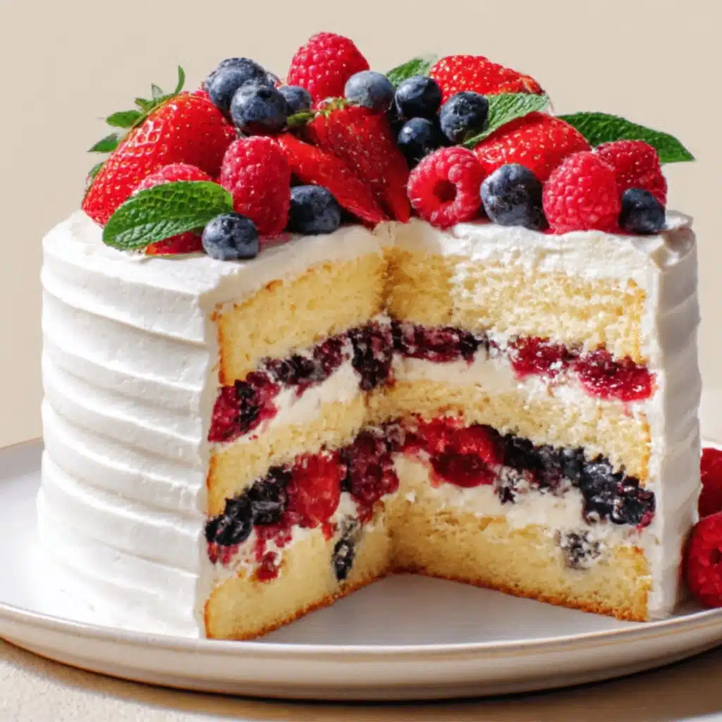 Berry Chantilly Cake Recipe - Recipe Image