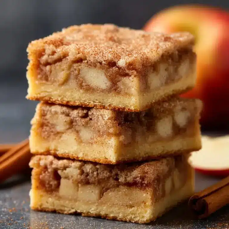 Apple Snickerdoodle Bars Recipe