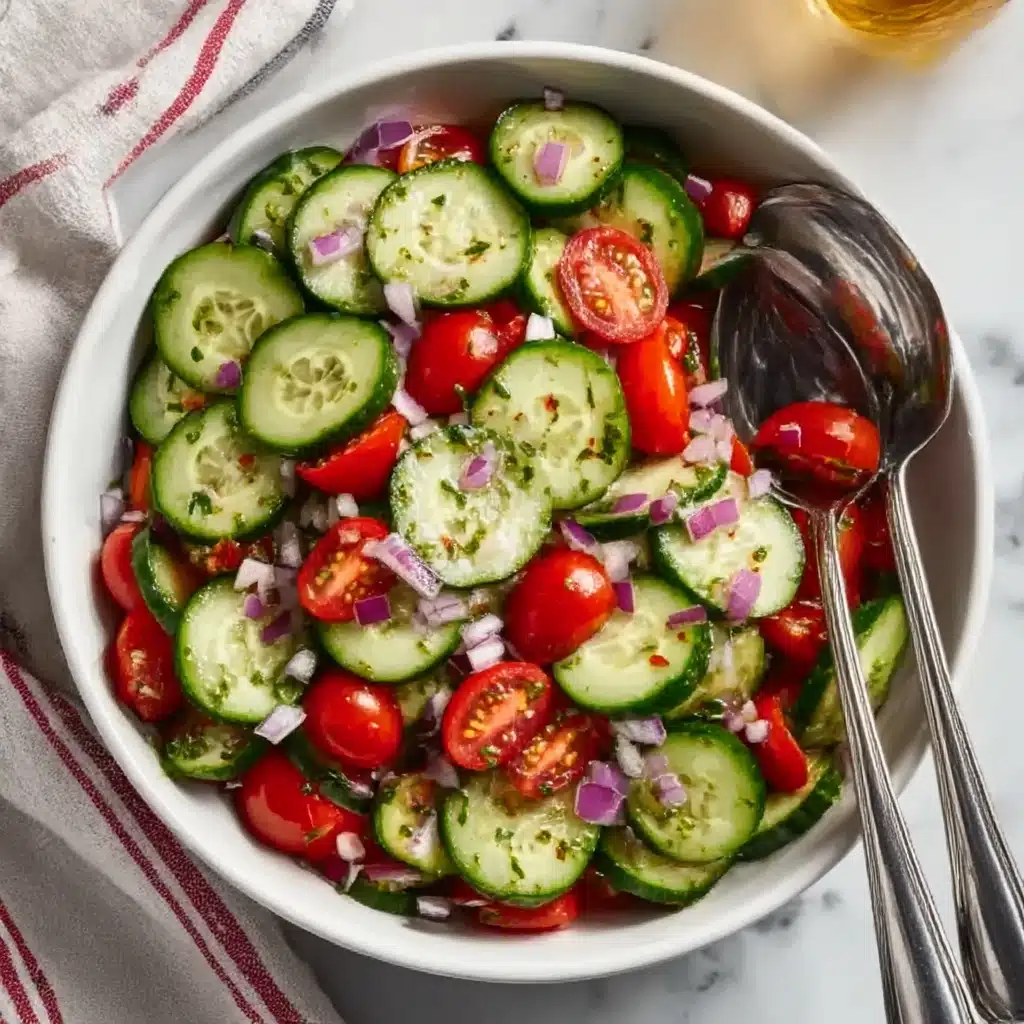 Cucumber Tomato Salad Recipe - Recipe Image
