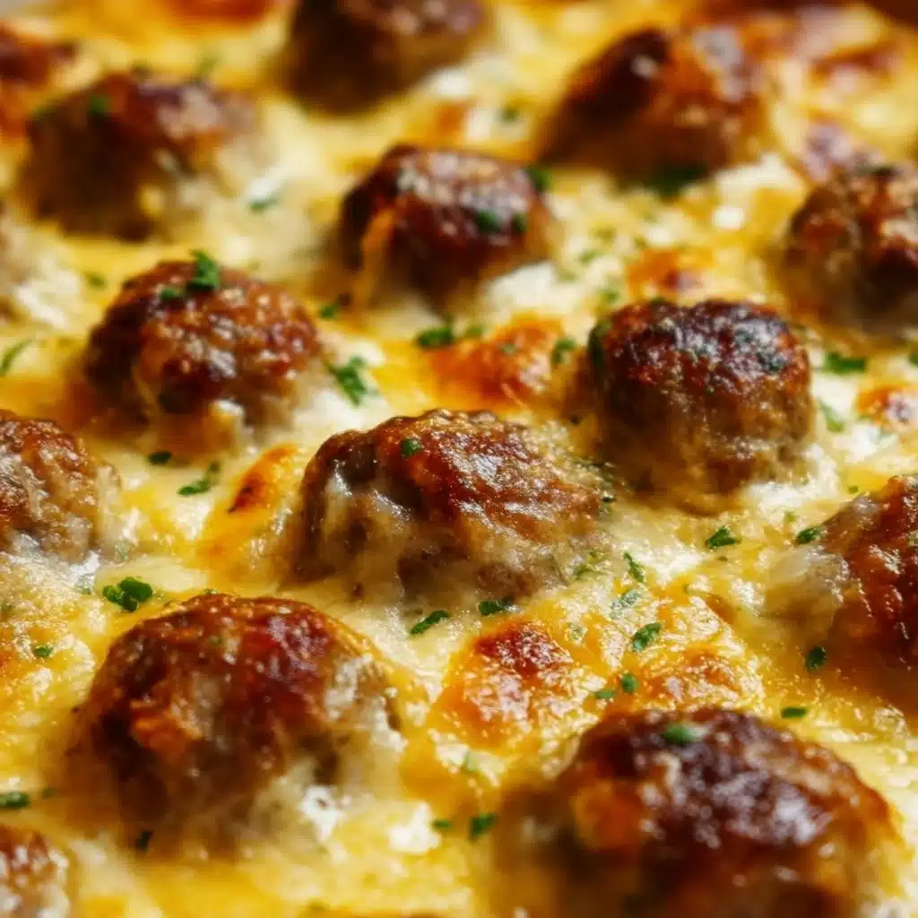 Dump-and-Bake Meatball Casserole Recipe - Recipe Image
