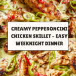 Creamy Pepperoncini Chicken Skillet Recipe
