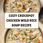 Creamy Crockpot Chicken Wild Rice Soup Recipe