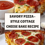 Pizza Style Cottage Cheese Bake Recipe
