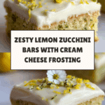 Zesty Lemon Zucchini Bars Recipe