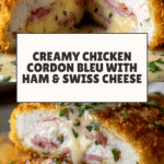 Deliciously Creamy Chicken Cordon Bleu Recipe