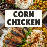 Mexican Street Corn Chicken Rice Bowl Recipe