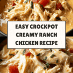 Crockpot Creamy Ranch Chicken Recipe