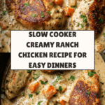 Creamy Ranch Chicken in the Crock Pot Recipe