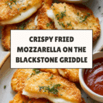 Blackstone Fried Mozzarella Recipe