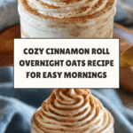 Cinnamon Roll Overnight Oats Recipe