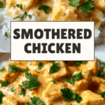 Creamy Smothered Chicken and Rice Recipe