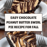 Decadent Chocolate Peanut Butter Swirl Pie Recipe