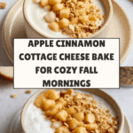 Apple Cinnamon Cottage Cheese Bake Recipe