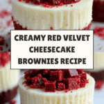 Red Velvet Cheesecake Brownies Recipe