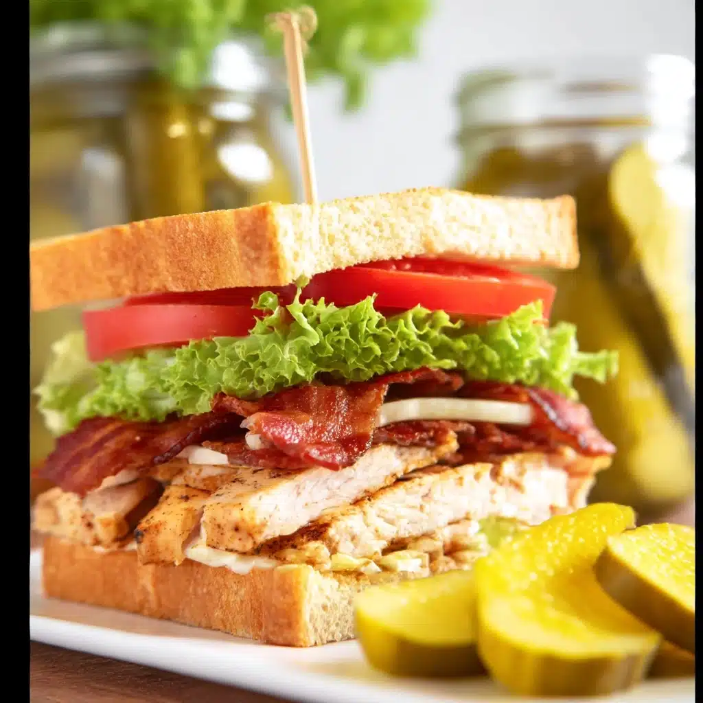 Blackened Chicken Club Sandwiches Recipe - Recipe Image
