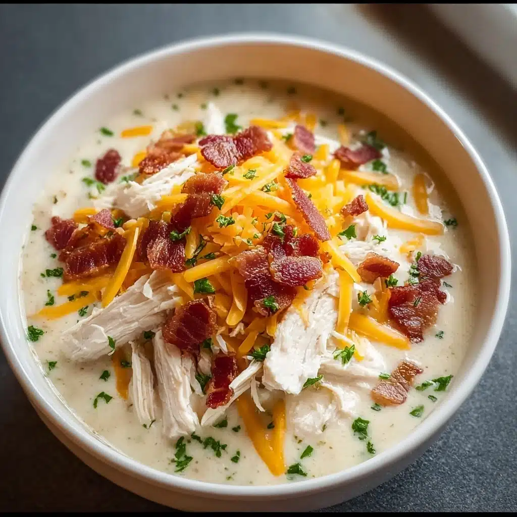 Slow Cooker Keto Chicken Cream Cheese Soup Recipe - Recipe Image