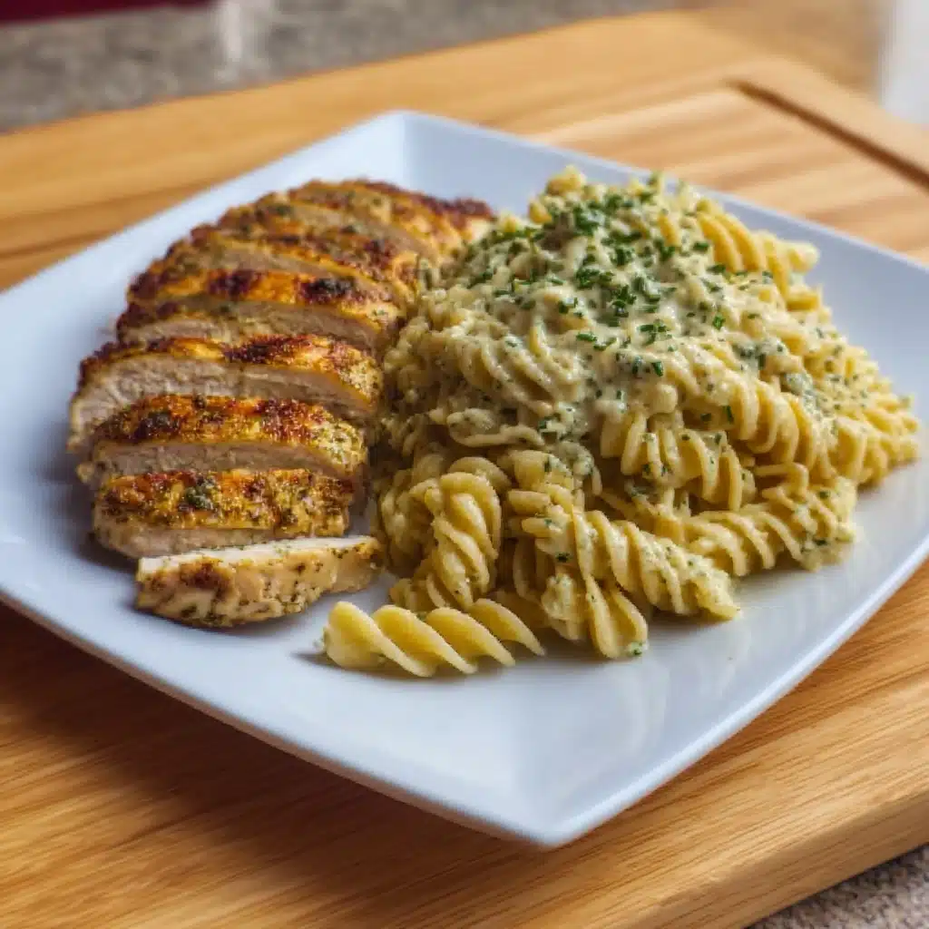 Creamy Garlic Parmesan Chicken Pasta  - Recipe Image