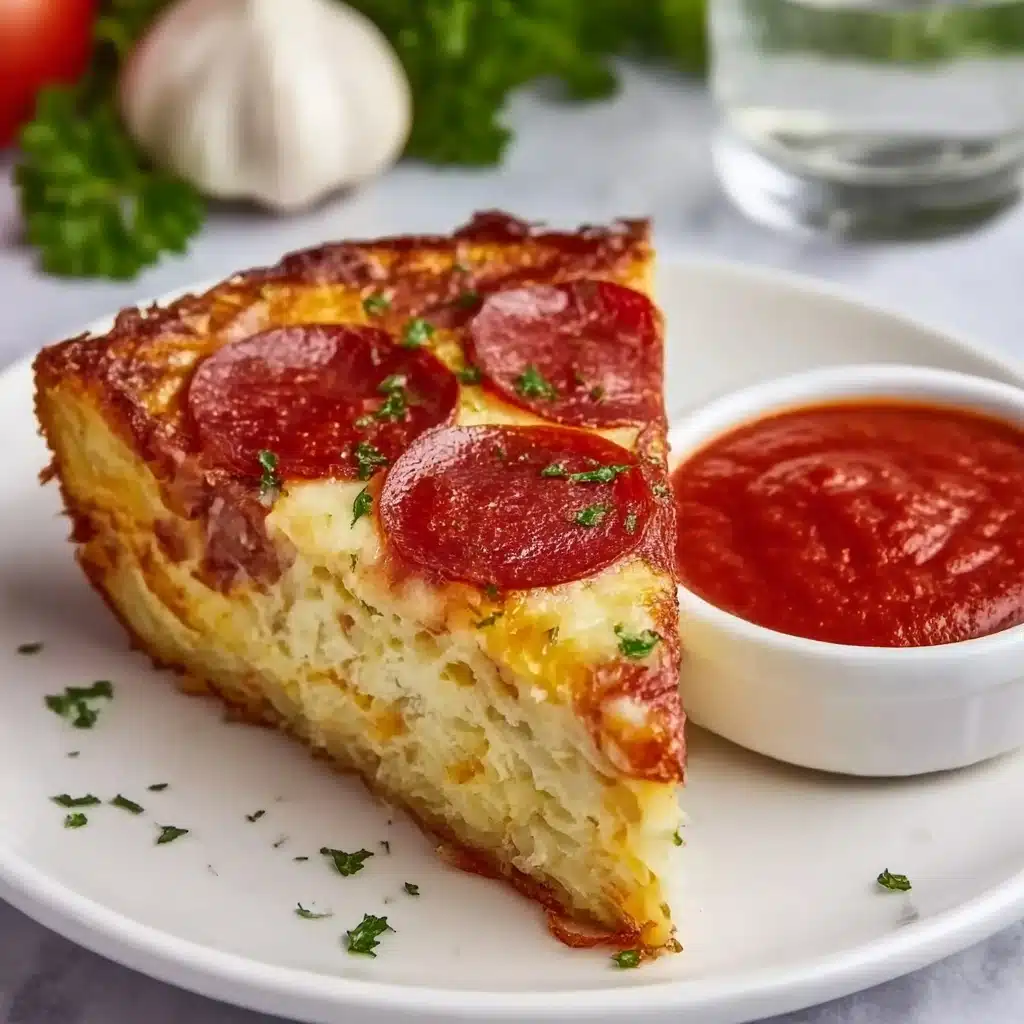 Pizza Style Cottage Cheese Bake Recipe - Recipe Image