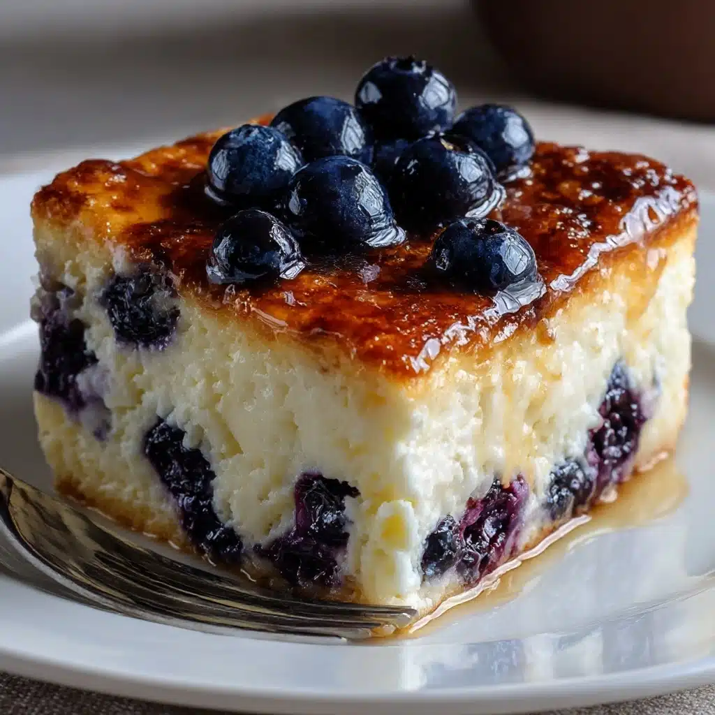Blueberry Cottage Cheese Breakfast Bake Recipe - Recipe Image