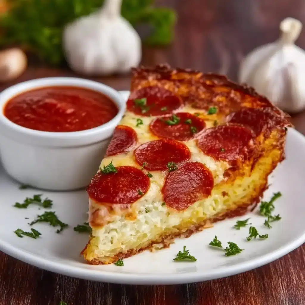 Pizza Style Cottage Cheese Bake Recipe - Recipe Image