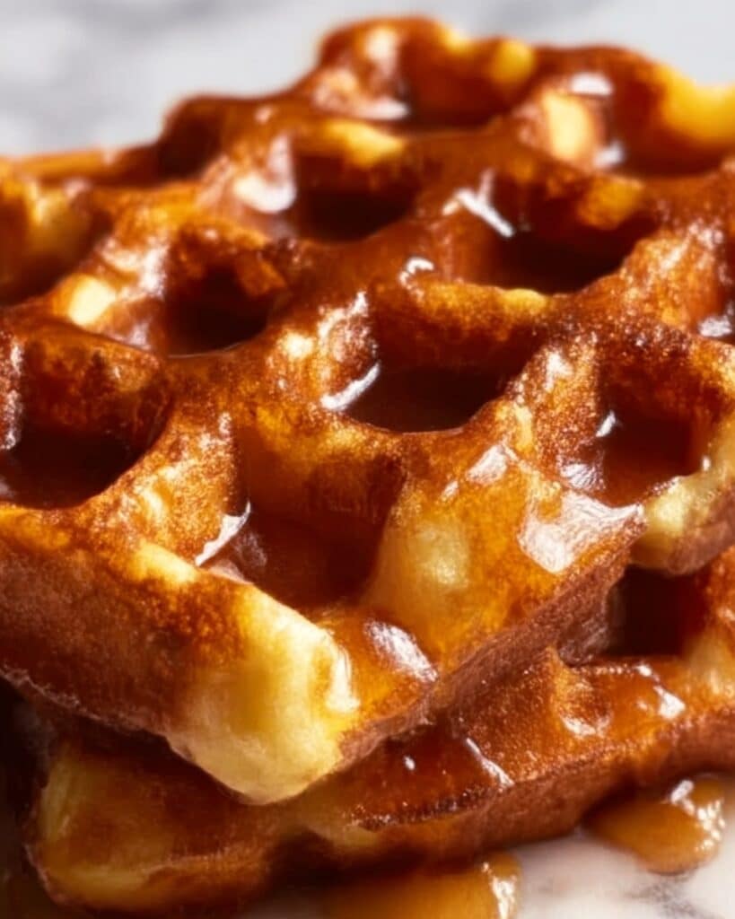 Apple Fritter Waffle Donuts Recipe