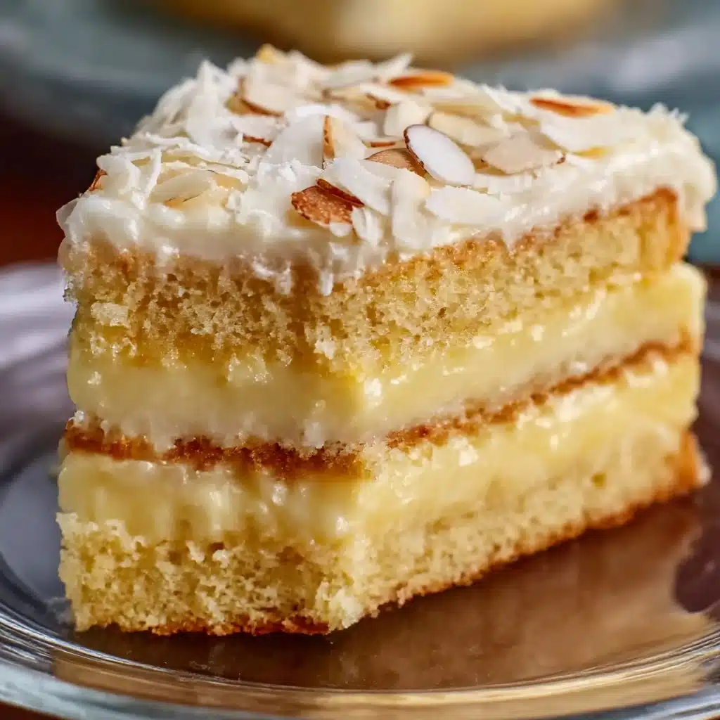 Pineapple Coconut God Bless America Cake Recipe - Recipe Image