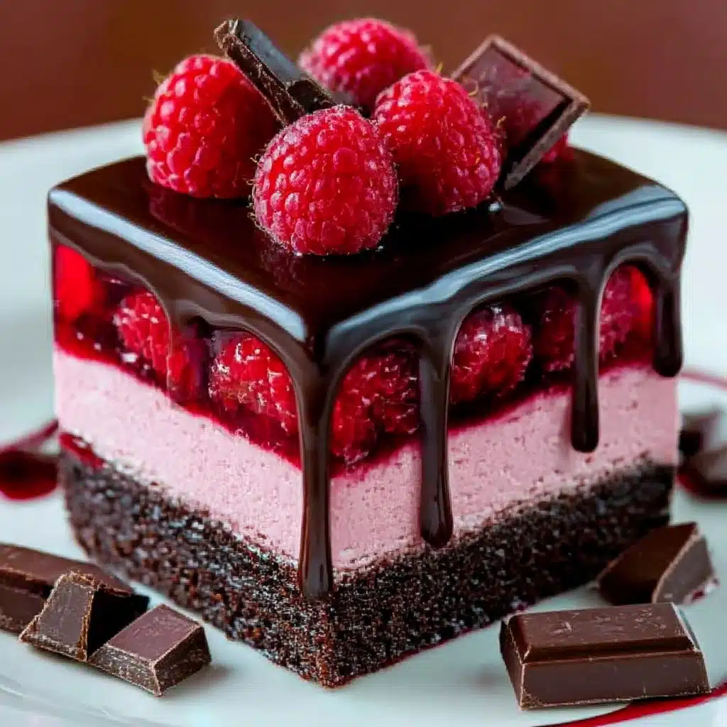 Chocolate Raspberry Drip Cake Recipe