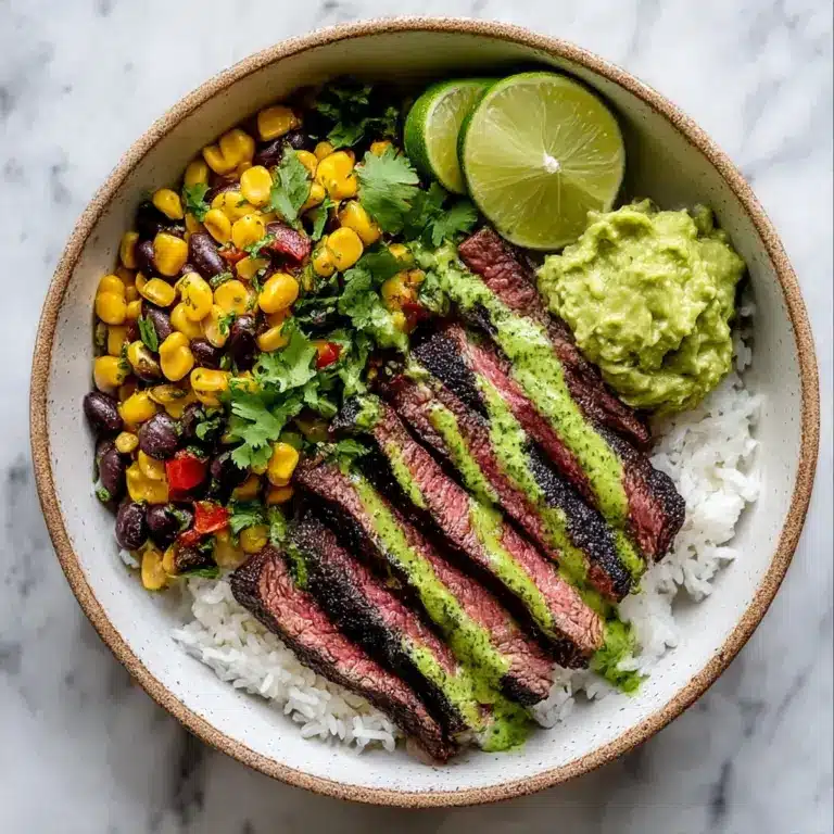 Cilantro Lime Steak Bowls Recipe